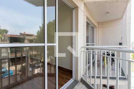 Varanda da Sala de apartamento para alugar com 3 quartos, 70m² em Vila Carmosina, São Paulo