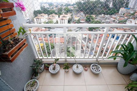 Varanda da Sala de apartamento para alugar com 2 quartos, 50m² em Vila Andrade, São Paulo