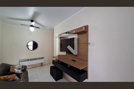 Sala de apartamento para alugar com 1 quarto, 50m² em Aviação, Praia Grande