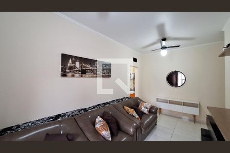 Sala de apartamento para alugar com 1 quarto, 50m² em Aviação, Praia Grande