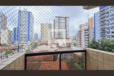 Vista da sacada de apartamento para alugar com 1 quarto, 50m² em Aviação, Praia Grande