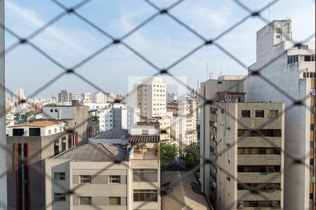 Vista do Quarto de apartamento para alugar com 1 quarto, 45m² em Cerqueira César, São Paulo