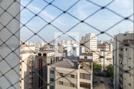 Vista do Quarto de apartamento para alugar com 1 quarto, 45m² em Cerqueira César, São Paulo