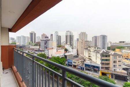 varanda Sala de apartamento à venda com 1 quarto, 32m² em Vila Mariana, São Paulo