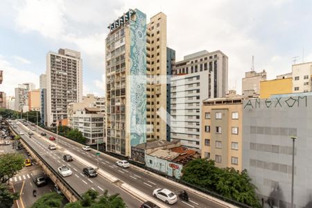 Vista da Sala de apartamento à venda com 2 quartos, 33m² em Vila Buarque, São Paulo