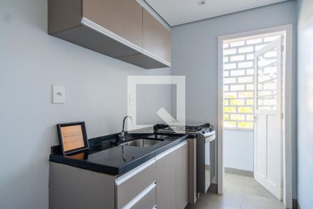 Cozinha e Área de Serviço de apartamento à venda com 1 quarto, 46m² em Menino Deus, Porto Alegre