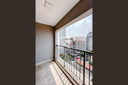 Varanda da Sala/Quarto de kitnet/studio à venda com 1 quarto, 25m² em Vila Mariana, São Paulo