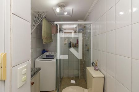 Banheiro de kitnet/studio à venda com 1 quarto, 29m² em República, São Paulo