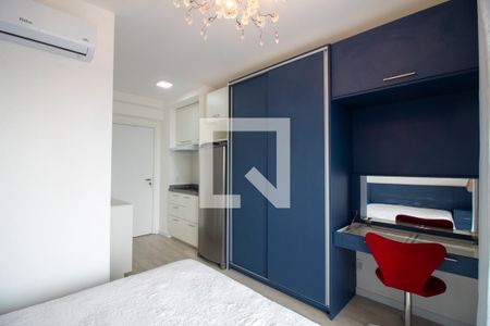 Sala- Studio de kitnet/studio para alugar com 1 quarto, 24m² em Santo Amaro, São Paulo