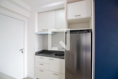 Cozinha de kitnet/studio para alugar com 1 quarto, 24m² em Santo Amaro, São Paulo