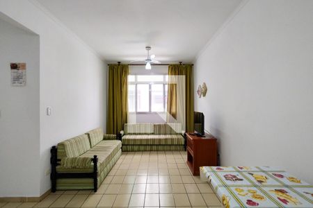 Sala de apartamento para alugar com 1 quarto, 50m² em Aviação, Praia Grande