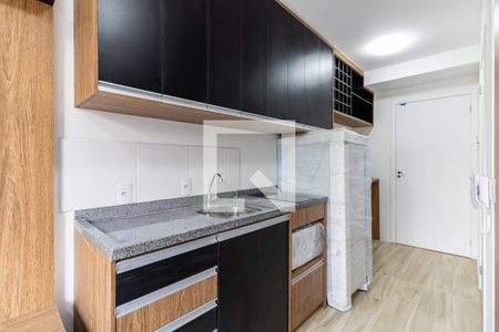 Cozinha de apartamento para alugar com 1 quarto, 18m² em Vila Moraes, São Paulo