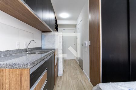 Cozinha de apartamento para alugar com 1 quarto, 18m² em Vila Moraes, São Paulo