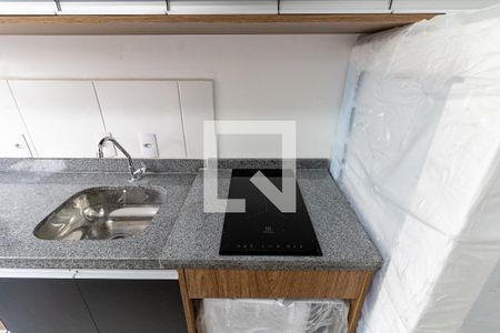 Cozinha de apartamento para alugar com 1 quarto, 18m² em Vila Moraes, São Paulo