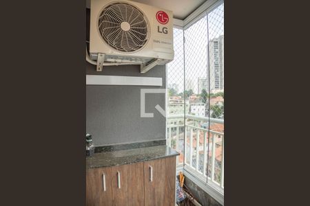 Varanda da sala de apartamento para alugar com 2 quartos, 52m² em Centro, Diadema