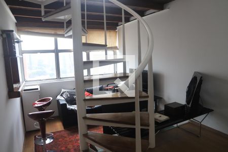 Sala de apartamento à venda com 1 quarto, 57m² em Vila Clementino, São Paulo