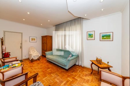 Sala 1 de apartamento à venda com 3 quartos, 110m² em Funcionários, Belo Horizonte