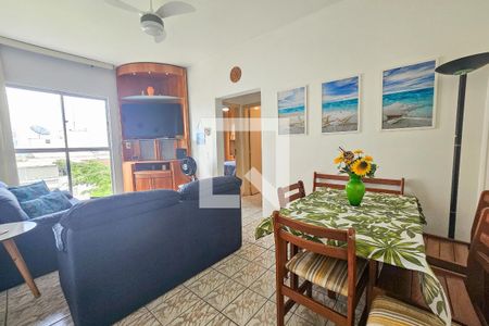 Sala de apartamento para alugar com 1 quarto, 44m² em Balneario Cidade Atlantica, Guarujá