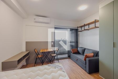 Studio de kitnet/studio para alugar com 1 quarto, 27m² em Cerqueira César, São Paulo