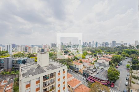 Vista da Varanda de kitnet/studio para alugar com 1 quarto, 27m² em Cerqueira César, São Paulo