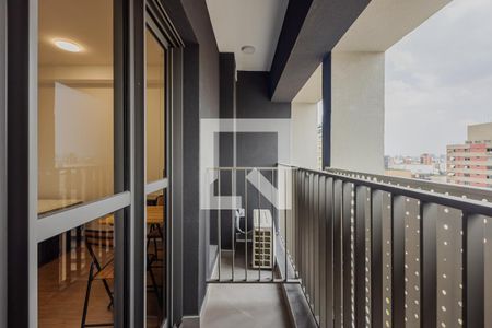 Varanda de kitnet/studio para alugar com 1 quarto, 27m² em Cerqueira César, São Paulo