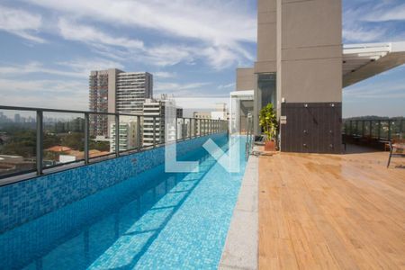 Piscina de apartamento à venda com 1 quarto, 18m² em Santo Amaro, São Paulo