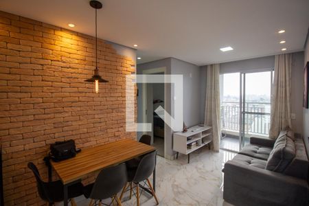 Sala de apartamento para alugar com 2 quartos, 48m² em Jardim das Oliveiras, São Paulo