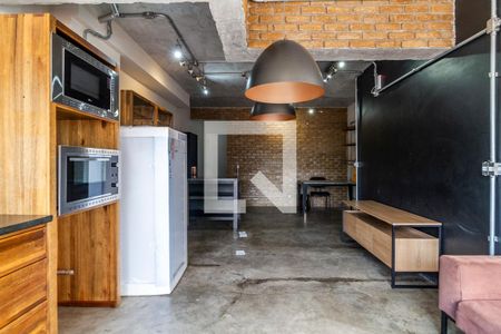 Sala/Cozinha de apartamento para alugar com 2 quartos, 68m² em Pinheiros, São Paulo