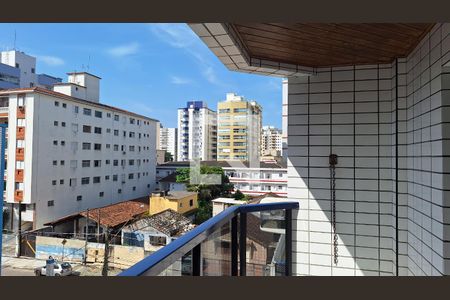 Varanda da sala de apartamento para alugar com 3 quartos, 169m² em Guilhermina, Praia Grande