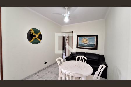 Sala de apartamento para alugar com 3 quartos, 169m² em Guilhermina, Praia Grande