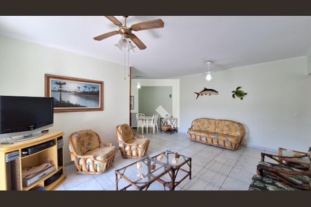 Sala de apartamento para alugar com 3 quartos, 169m² em Guilhermina, Praia Grande