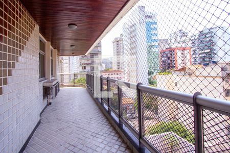 Varanda da Sala de apartamento à venda com 3 quartos, 220m² em Icaraí, Niterói