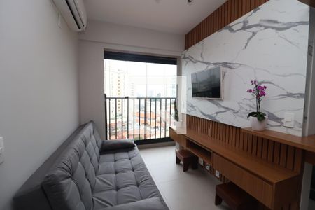 Sala de TV de apartamento à venda com 1 quarto, 34m² em Vila Mafra, São Paulo