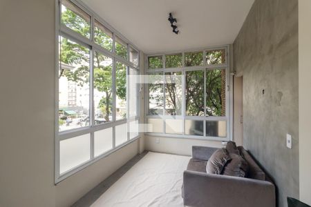 Varanda da Sala de apartamento à venda com 2 quartos, 113m² em Higienópolis, São Paulo