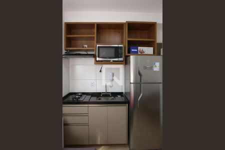 Sala e Cozinha de apartamento para alugar com 1 quarto, 24m² em Santa Cecilia, São Paulo