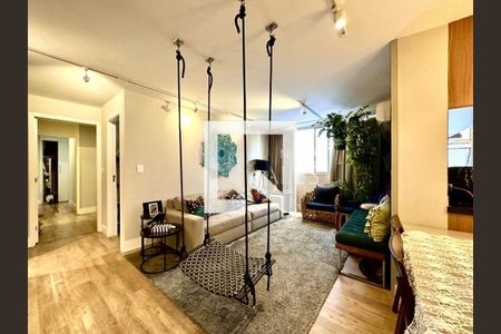 Sala de apartamento à venda com 3 quartos, 117m² em Chácara Itaim, São Paulo