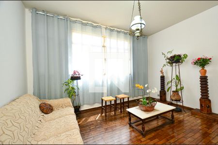 Sala de apartamento à venda com 3 quartos, 110m² em Sion, Belo Horizonte