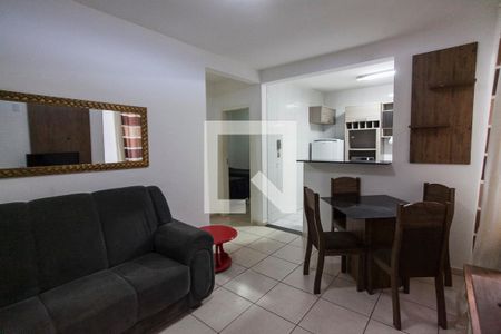 Sala de apartamento para alugar com 2 quartos, 45m² em Gávea, Uberlândia