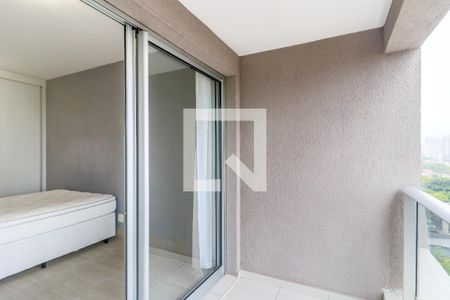 Varanda de kitnet/studio para alugar com 1 quarto, 33m² em Itaim Bibi, São Paulo