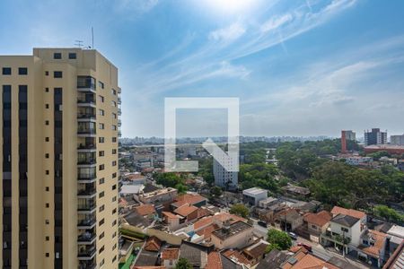 Vista da Sacada de apartamento à venda com 1 quarto, 44m² em Vila Guarani (zona Sul), São Paulo