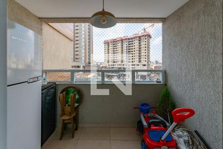 Varanda de apartamento à venda com 3 quartos, 76m² em Nova Suíça, Belo Horizonte