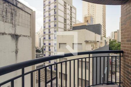 Varanda de apartamento para alugar com 1 quarto, 46m² em Santa Cecilia, São Paulo