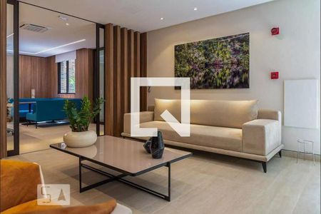 Studio para alugar com 77m², 1 quarto e 1 vaga Studio para alugar com 77m², 1 quarto e 1 vagaÁrea comum - Hall Social