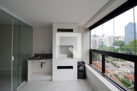 Varanda da Sala de apartamento para alugar com 2 quartos, 150m² em Serra, Belo Horizonte