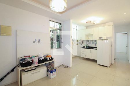 Sala de apartamento para alugar com 1 quarto, 51m² em Humaitá, Rio de Janeiro