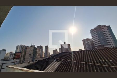 Vista da sala  de apartamento para alugar com 1 quarto, 40m² em Boqueirão, Praia Grande