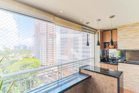 Varanda de apartamento para alugar com 2 quartos, 102m² em Santo Amaro, São Paulo