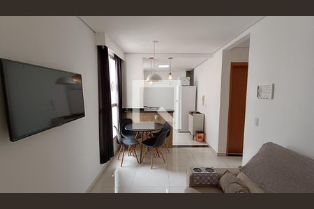 Sala de apartamento para alugar com 2 quartos, 49m² em Caguassu, Sorocaba