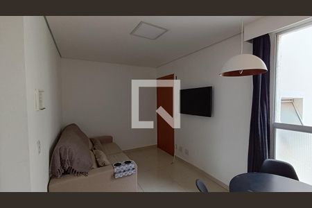 Sala de apartamento para alugar com 2 quartos, 49m² em Caguassu, Sorocaba