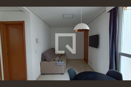 Sala de apartamento para alugar com 2 quartos, 49m² em Caguassu, Sorocaba